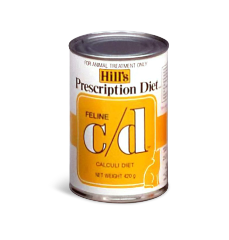 อาหารแมวและสุนัขแบบกระป๋อง Hill’s Prescription Diet c/d