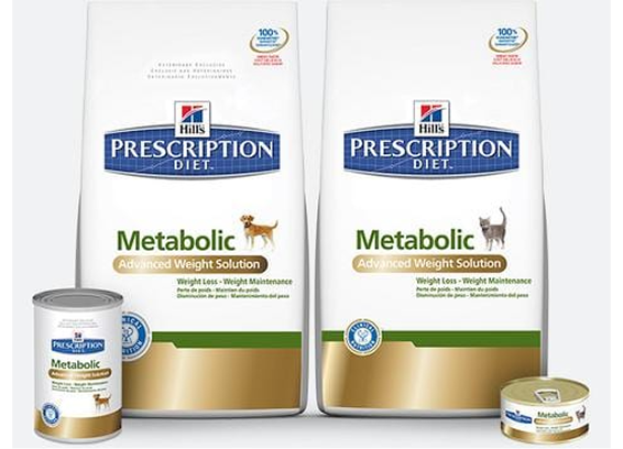 บรรจุภัณฑ์อาหารแมวแบบเปียกและแห้ง Hill's Metabolic Diet y/d