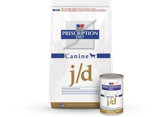 บรรจุภัณฑ์อาหารสุนัขแบบแห้งและเปียกของ Hill's Prescription Diet J/D